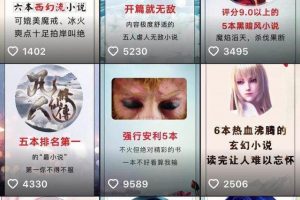 [抖音小说分销]抖音日产2000粉的小说分销项目！速看