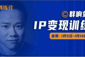 群响IP变现训练营「05期」,N行多内业骚幕作操，教流你搞量，新姿势！