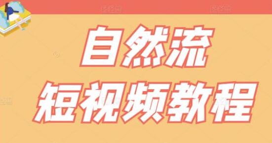 瑶瑶《自然流短视频教程》让你更快理解做自然流视频的精髓