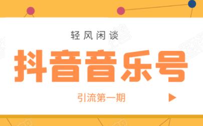 抖音音乐号怎样赚钱？抖音音乐号引流第一期，日入800+适合出单的玩法！