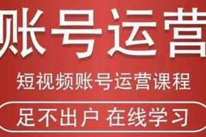 抖音短视频账号运营课程，从注册账号到运营再到直播带货全流程解析