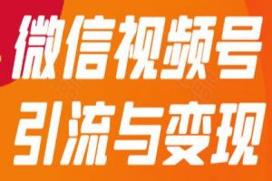 微信视频号引流与变现，多种盈利模式玩法月入过万！