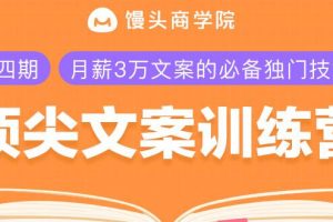 文案怎么写？顶尖文案训练营，月薪3万文案的必备独门技能