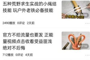 中视频项目操作教程，无需真人出镜人人都可操作