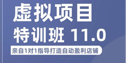 陆明明·虚拟项目特训班，0成本获取虚拟素材，0基础打造自动盈利店铺