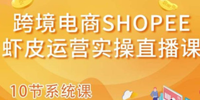 《跨境电商Shopee虾皮运营实操直播课》从零开始学，入门到精通