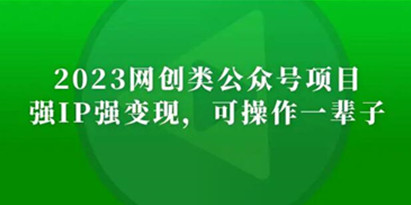 《小淘2023网创类公众号项目》强IP变现，可操作一辈子