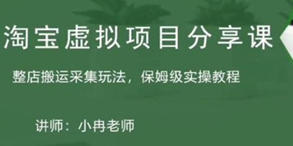 淘宝虚拟整店搬运采集玩法实操教程：保姆级整店搬运采集玩法