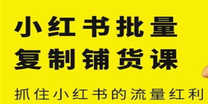 张宾《小红书批量复制铺货课》小红书0-1快速起号变现玩法，抓住小红书的流量红利