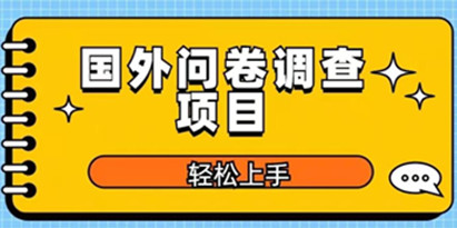 揭秘国外问卷调查项目，日入300+，在家赚美金