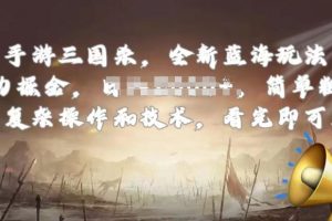 手游三国杀最新蓝海玩法，简单粗暴，看完即可上手