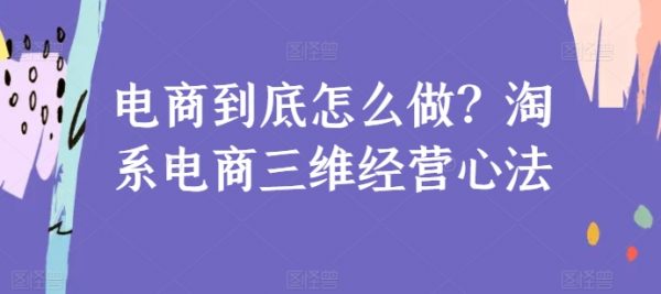 淘系电商