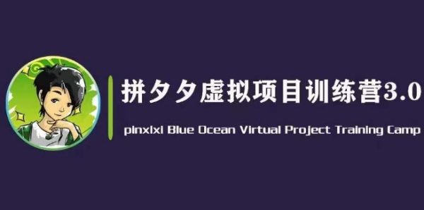 黄岛主《拼夕夕虚拟变现3.0》单天50-500+纯利润