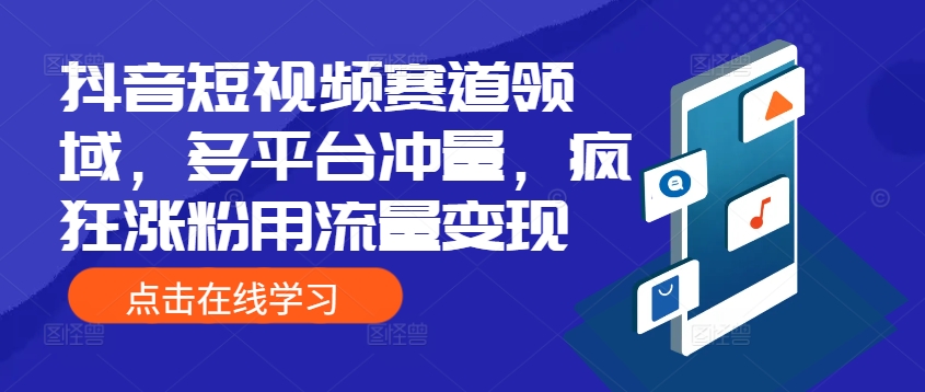 抖音短视频赛道领域