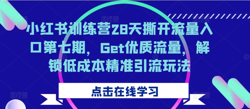 小红书训练营