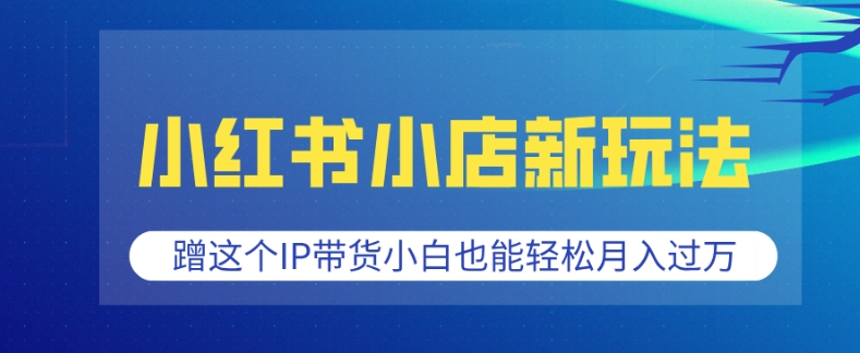 小红书小店新玩法