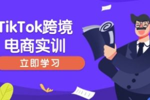 TikTok跨境电商实训，开店准备与选品策略到运营