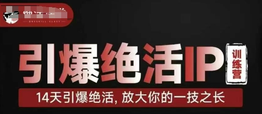 引爆绝活IP训练营