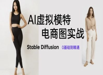 AI虚拟模特电商图实战
