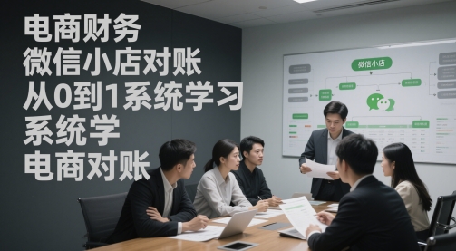 电商财务微信小店对账