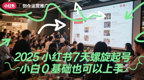 小红书7天螺旋起号