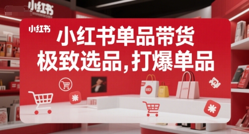 小红书单品带货