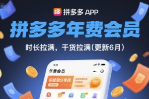 拼多多年费会员，实经验分享操，时长拉满，干货拉满(更新8月)
