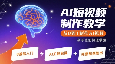 AI短视频制作教学