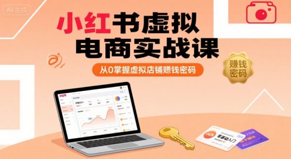 小红书虚拟电商实战课
