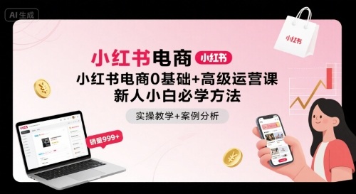 小红书电商0基础