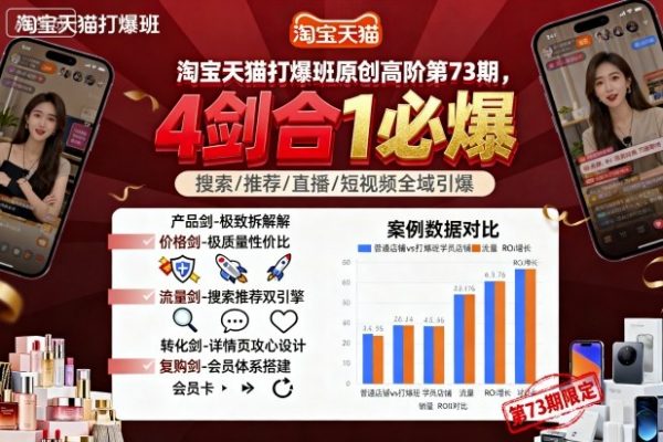 淘宝天猫打爆班原创高阶第73期，4剑合1必爆插图