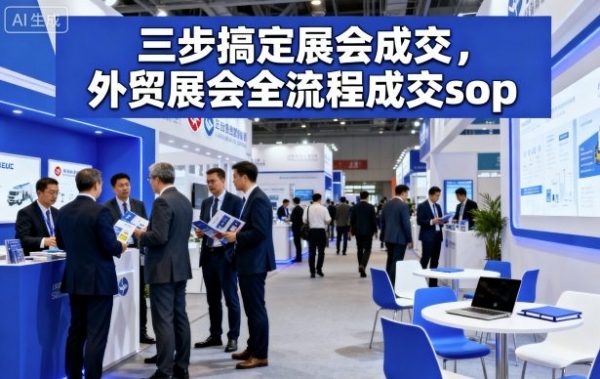 三步搞定展会成交