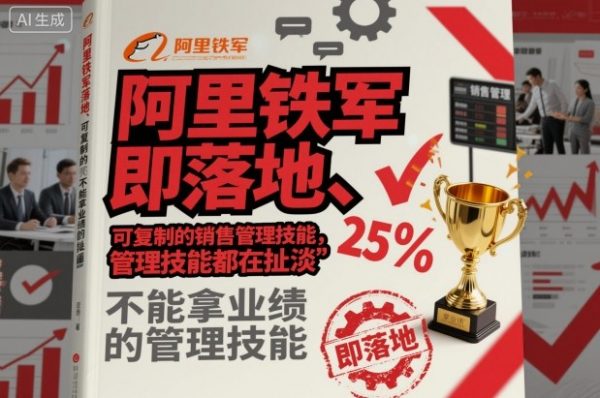 阿里铁军即落地、可复制的销售管理技能，不能拿业绩的管理技能都在扯淡插图