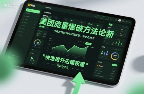 美团流量爆破方法论,付费流快速提升店铺权重,带动自然流插图 美团