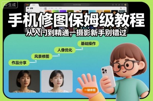 手机修图保姆级教程，从入门到精通，摄影新手别错过插图