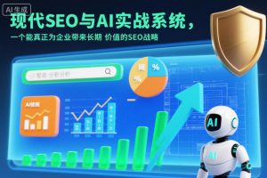 现代SEO与AI实战系统,一个能真正为企业带来长期价值的SEO战略(英语+中文字幕)