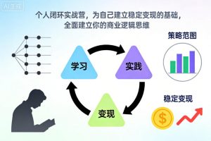 个人闭环实战营,为自己建立稳定变现的基础,全面建立你的商业逻辑思维