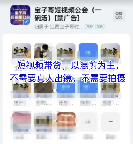 宝子哥头部团队短视频带货，以混剪为主，不需要真人出镜，不需要拍摄【更新12月】插图