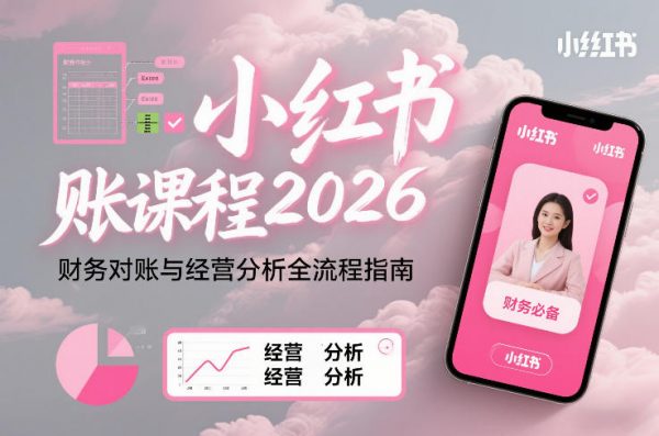 小红书对账课程2026，财务对账与经营分析全流程指南插图