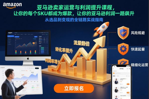 亚马逊卖家运营与利润提升课程，让你的每个SKU都成为爆款，让你的亚马逊利润一路飙升（更新12月）插图