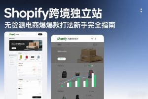 Shopify跨境独立站无货源电商爆款打法新手完全指南