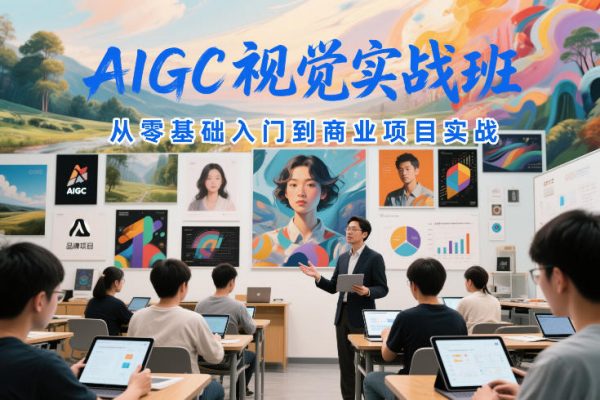 AIGC视觉实战班,从零基础入门到商业项目实战插图 AIGC视觉实战班,从零基础入门到商业项目实战插图