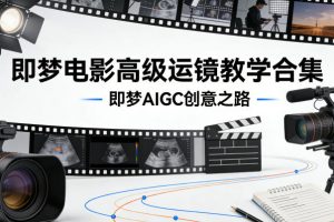 即梦电影高级运镜教学合集，即梦AIGC创意之路